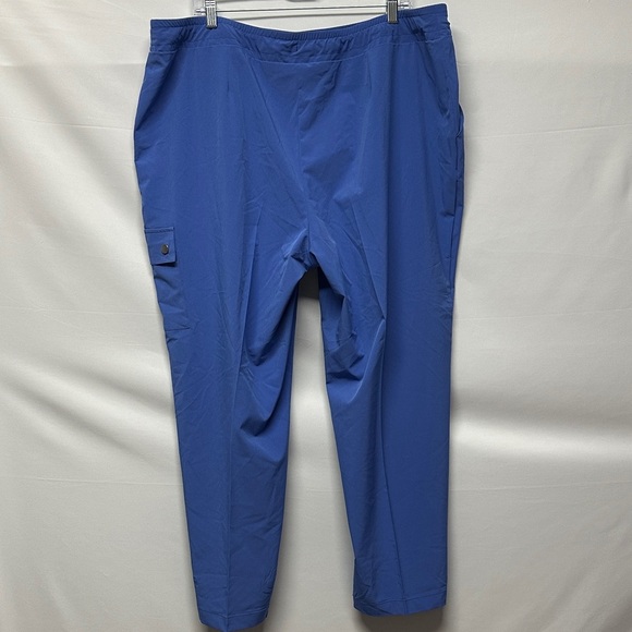 Chico's Zenergy Blue Neema Cargo Jogger Pants UPF Women’s Plus Size 20 - Picture 3 of 3
